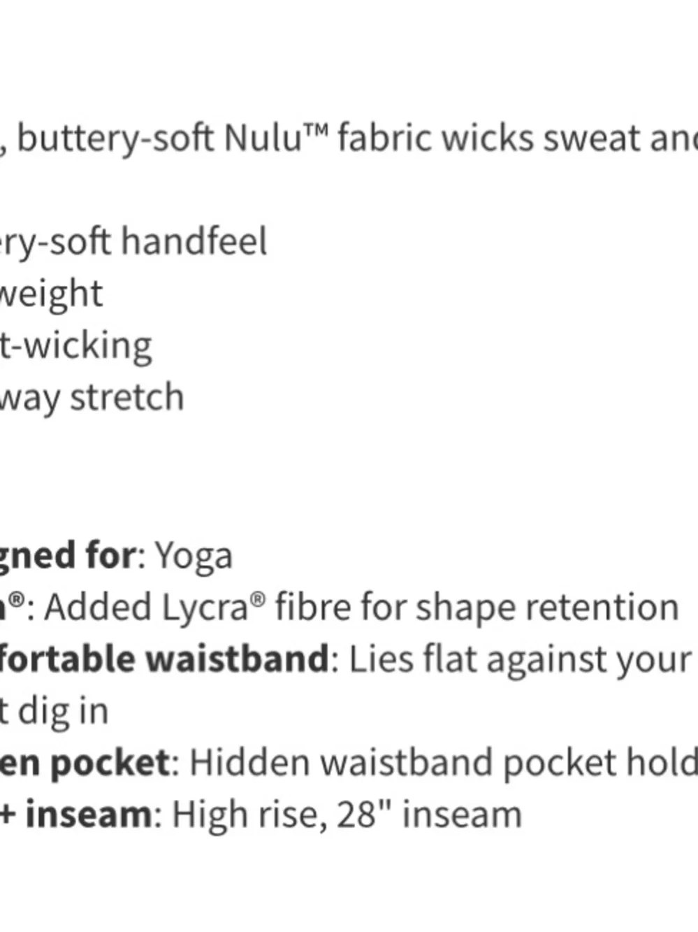 Lululemon | Align High Rise Pant 28"
Pale Raspberry - Picture 7 of 7